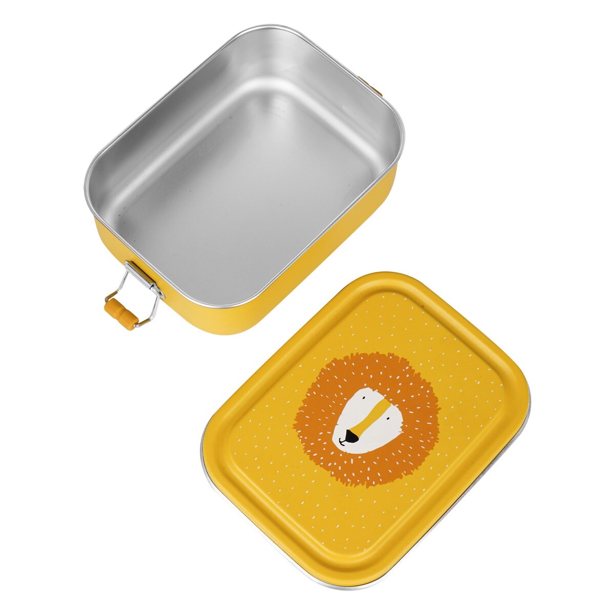 Mały stalowy lunch box - Lew Trixie Baby