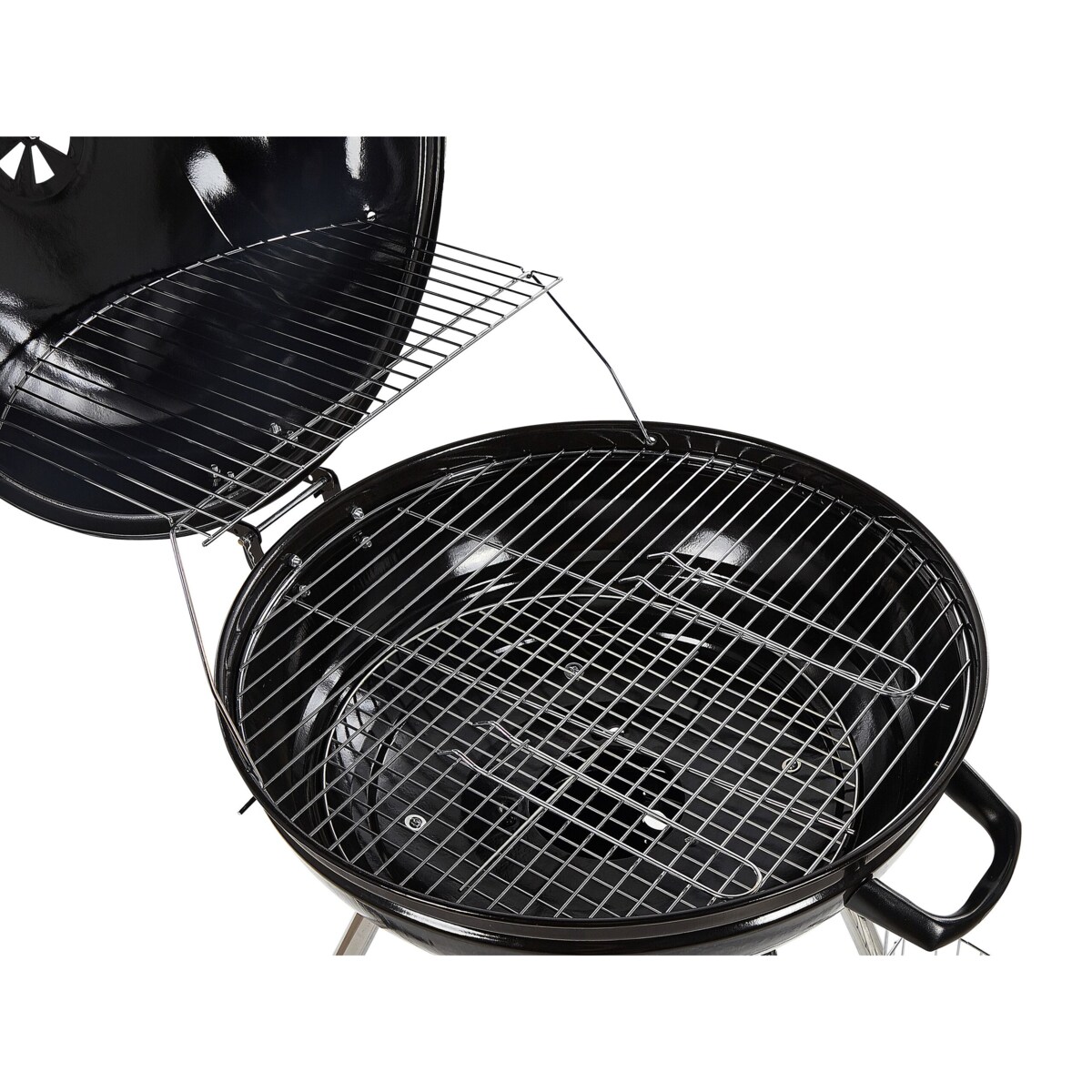 Grill węglowy kulisty czarny MARAPI