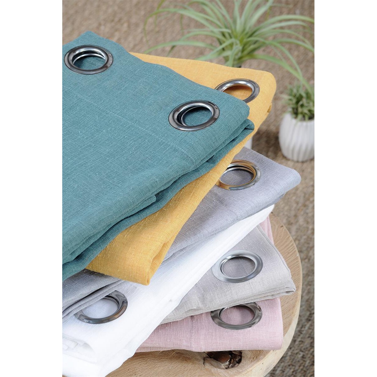 Firana PALOMA na przelotkach, 140 x 260 cm