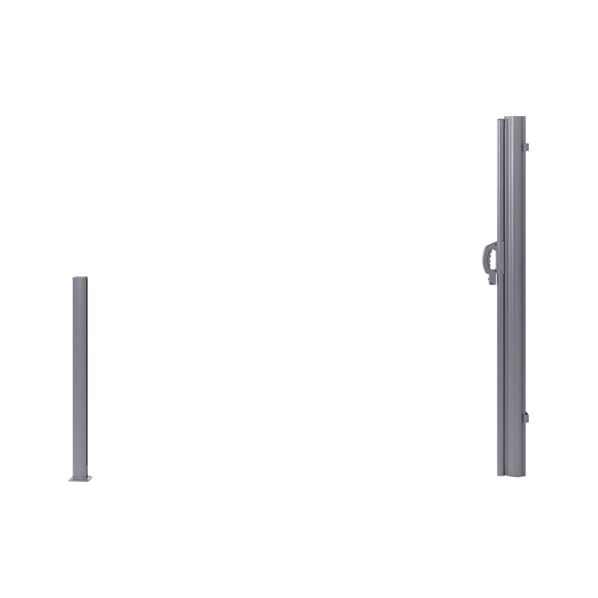 Markiza boczna zwijana 160 x 300 cm beżowa DORIO