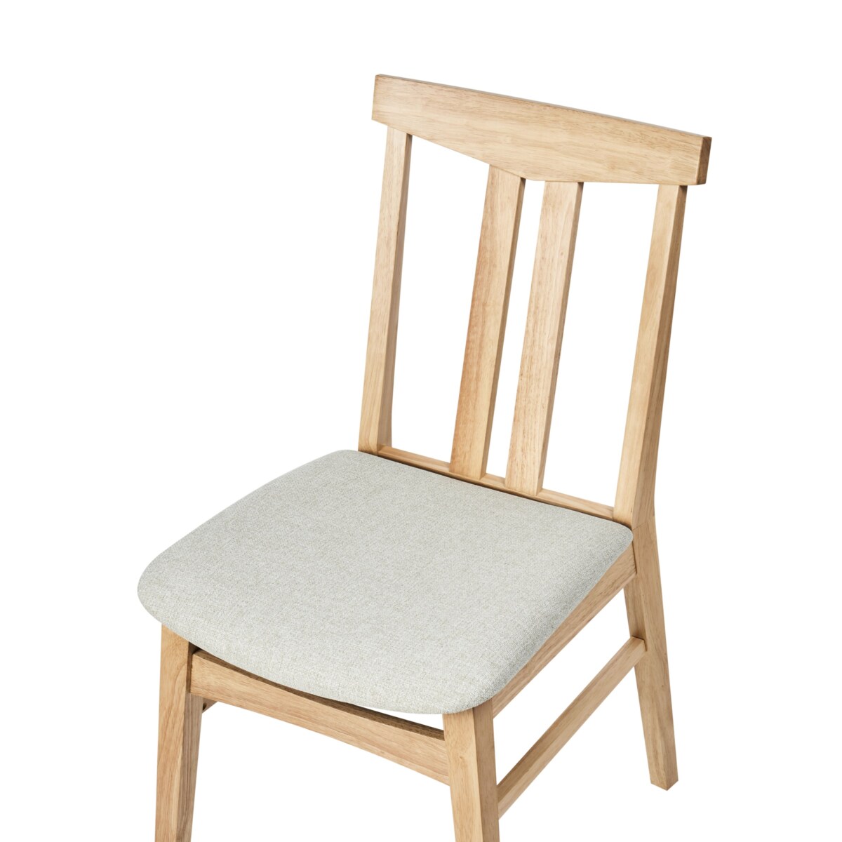 Zestaw 2 krzeseł do jadalni AVALON Jasnobeżowy