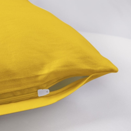 Poszewka satynowa 50x60 kolor żółta