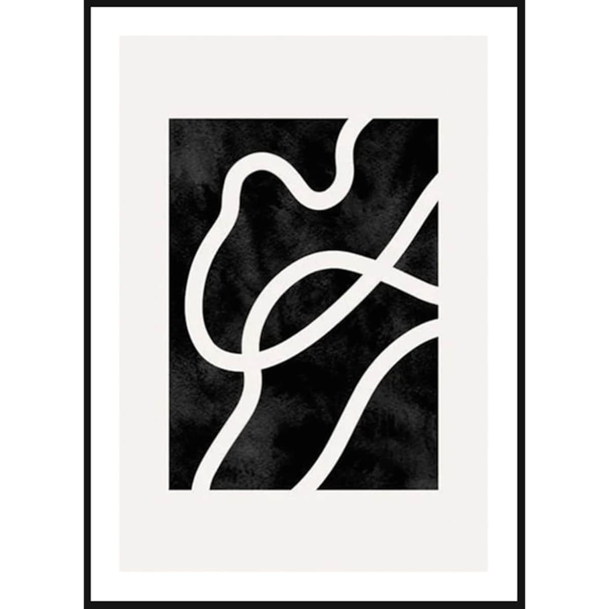 Poster Story, Plakat, Obraz - Abstrakcyjna Linia, wymiary 21 x 30 cm