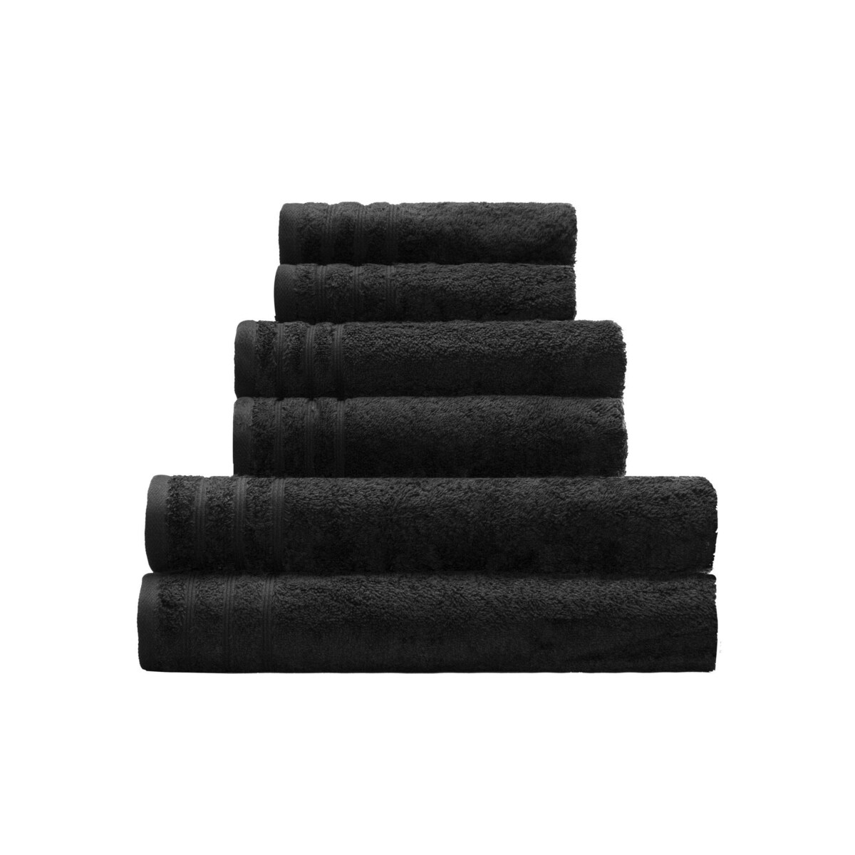 Kleine Wolke Royal Wegański Ręcznik kapielowy czarny 70x140 cm ECO LIVING