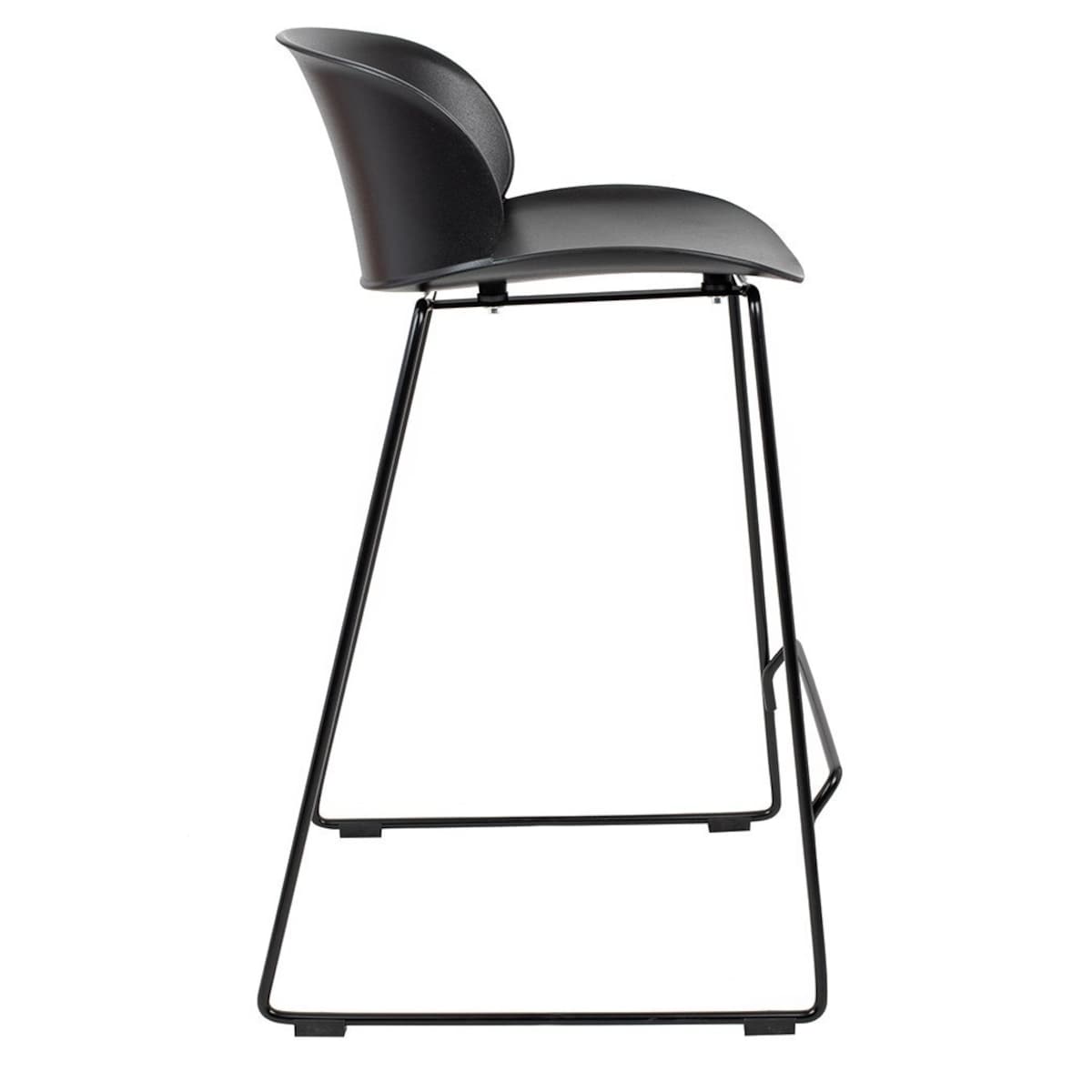 Krzesło barowe ALTOPC-163.H66 do kuchni loft czarne