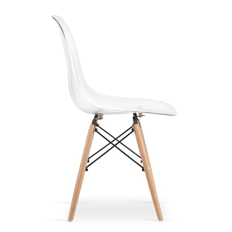 Krzesło Do Jadalni Kuchni Salonu Gabinetu Przezroczyste