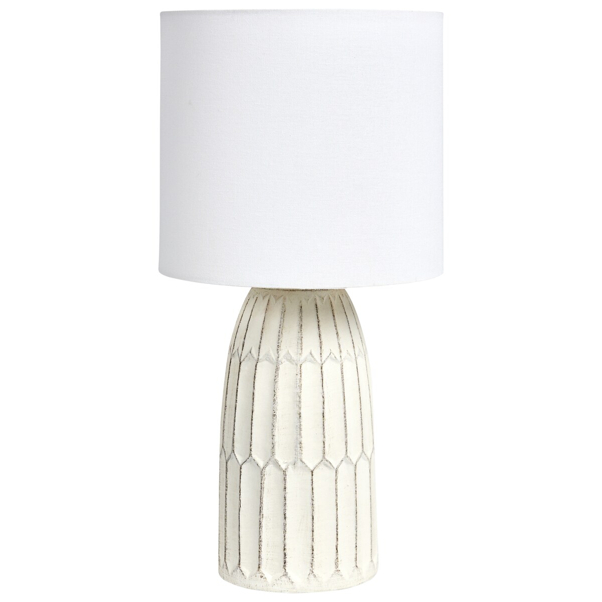 Lampa stołowa BELIHUL Ceramika Złamana biel