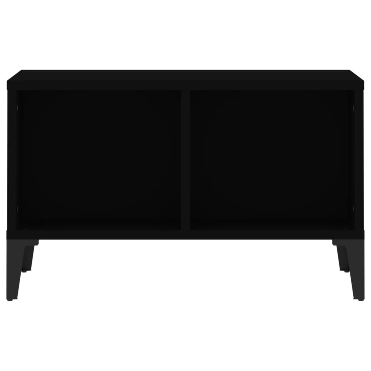 vidaXL Stolik kawowy, czarny, 60x50x36,5 cm, materiał drewnopochodny