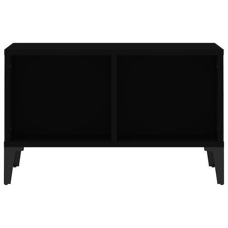 vidaXL Stolik kawowy, czarny, 60x50x36,5 cm, materiał drewnopochodny