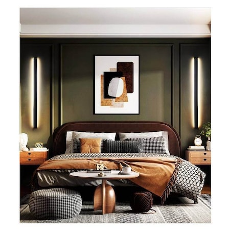 Ścienna lampa prostokąt Linea ABR-ESTO-24W Abruzzo LED 24W 3000K czarny