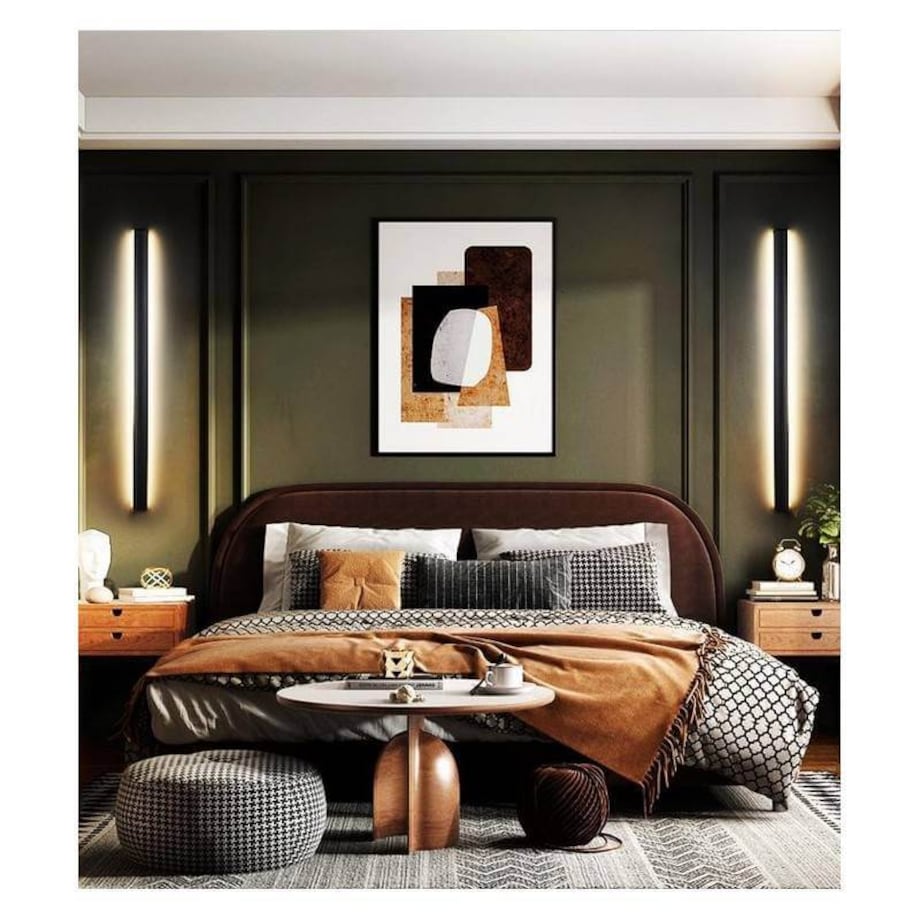 Ścienna lampa prostokąt Linea ABR-ESTO-24W Abruzzo LED 24W 3000K czarny