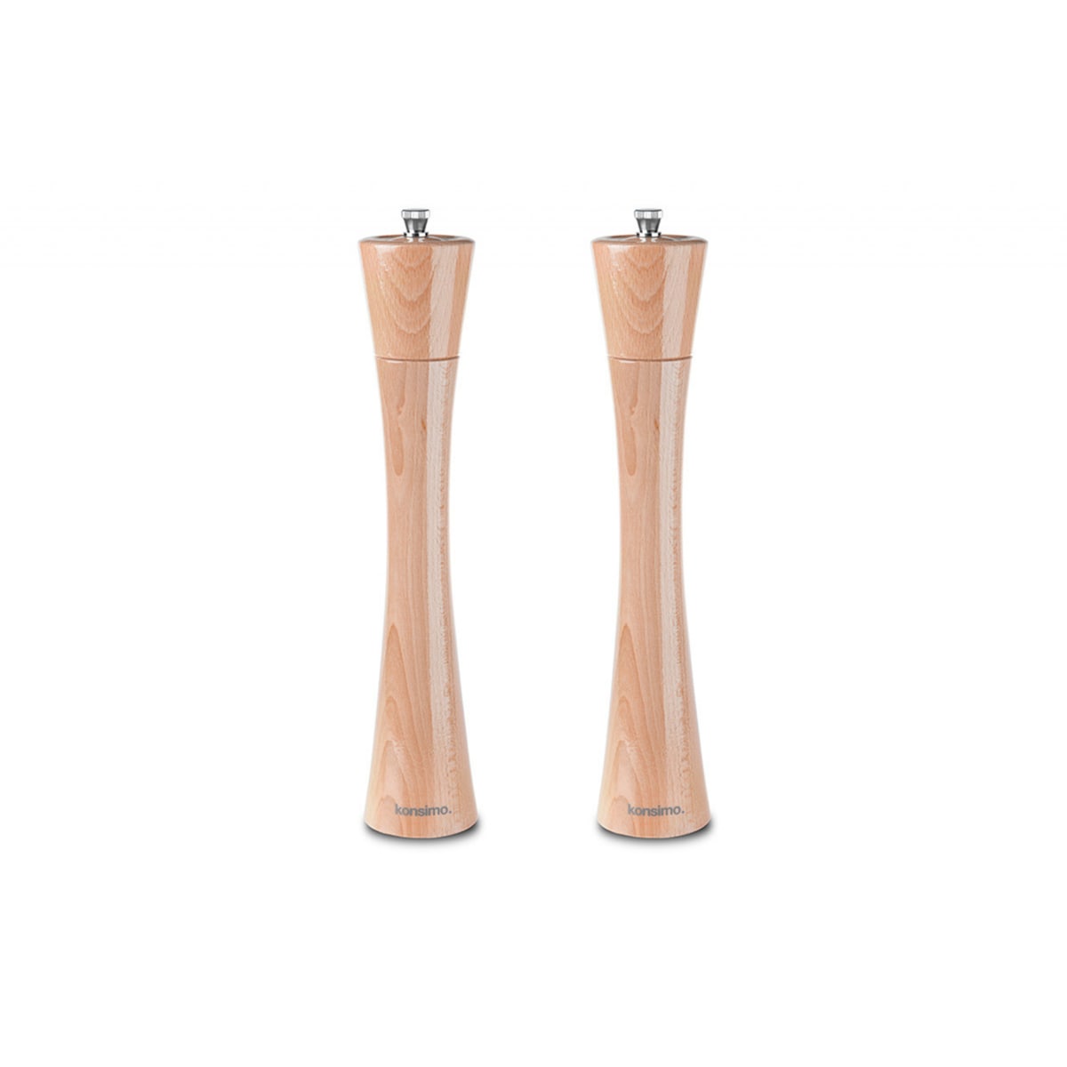 Konsimo SALPE Zestaw młynków 32 cm, 2 szt. buk, buk