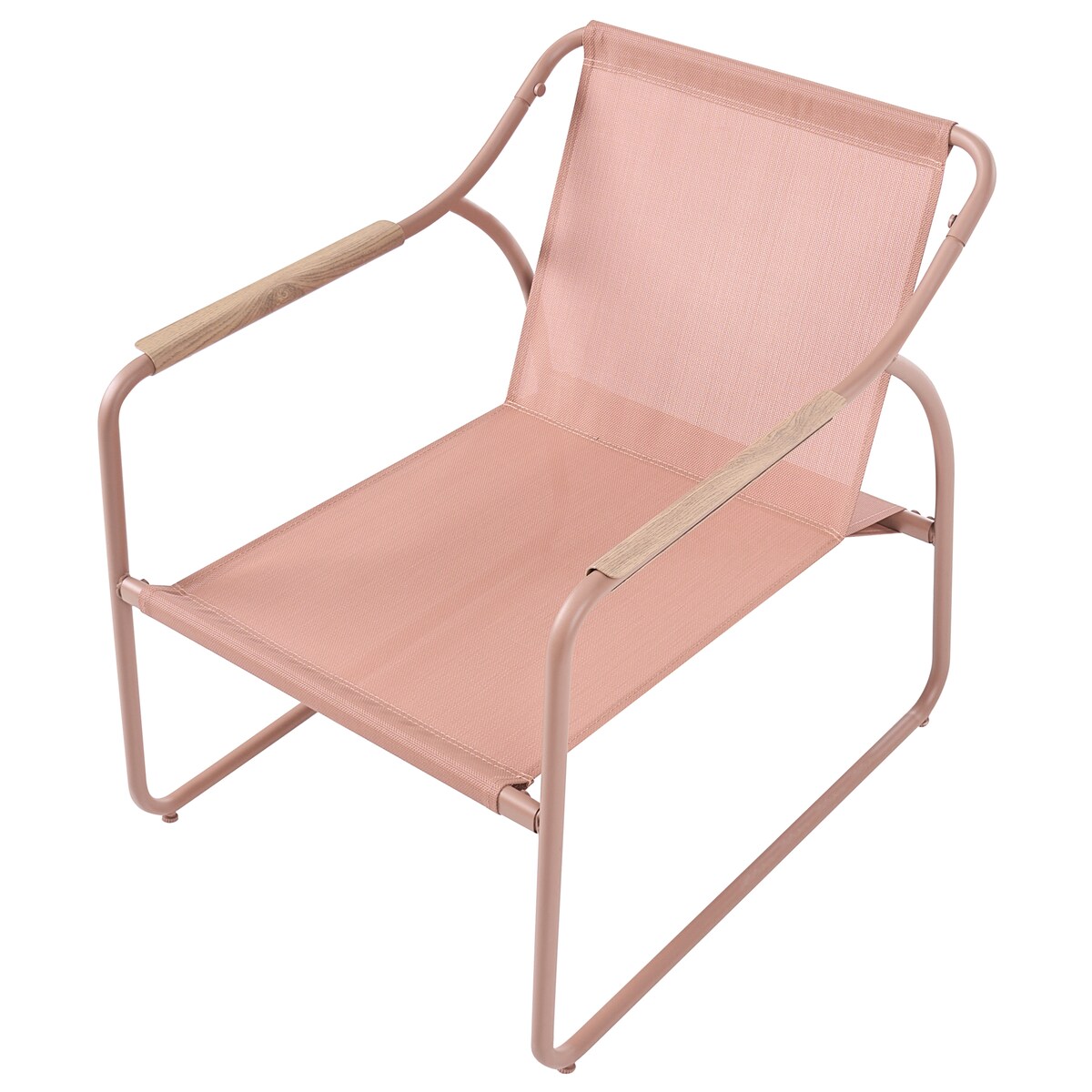 Zestaw ogrodowy ze stolikiem dla 4 osób CALASCIO Brązowy Metal