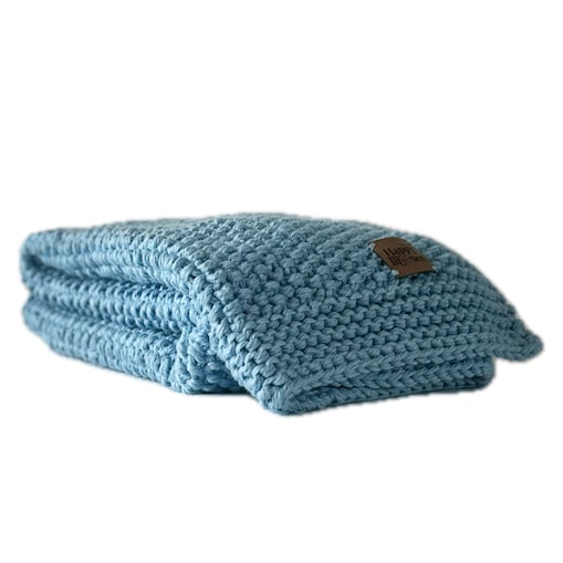 Kocyk Sensoryczny dla Noworodka - Niebieski - 70x50cm