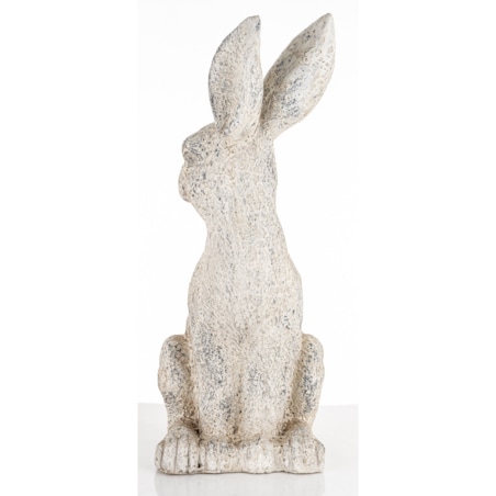 Dekoracja - szary siedzący królik 53x27x20 cm SZAREK-3