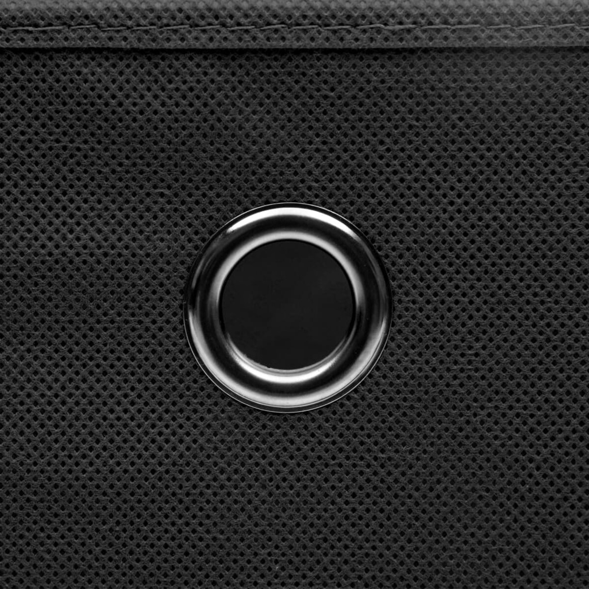 vidaXL Pudełka z pokrywami, 4 szt., 28x28x28 cm, czarne