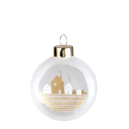 4 szklane bombki, 5 cm