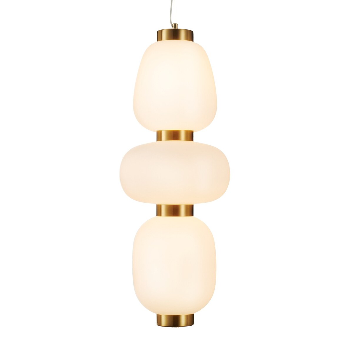 Lampa wisząca BRILLA-3 LED złota 23 cm