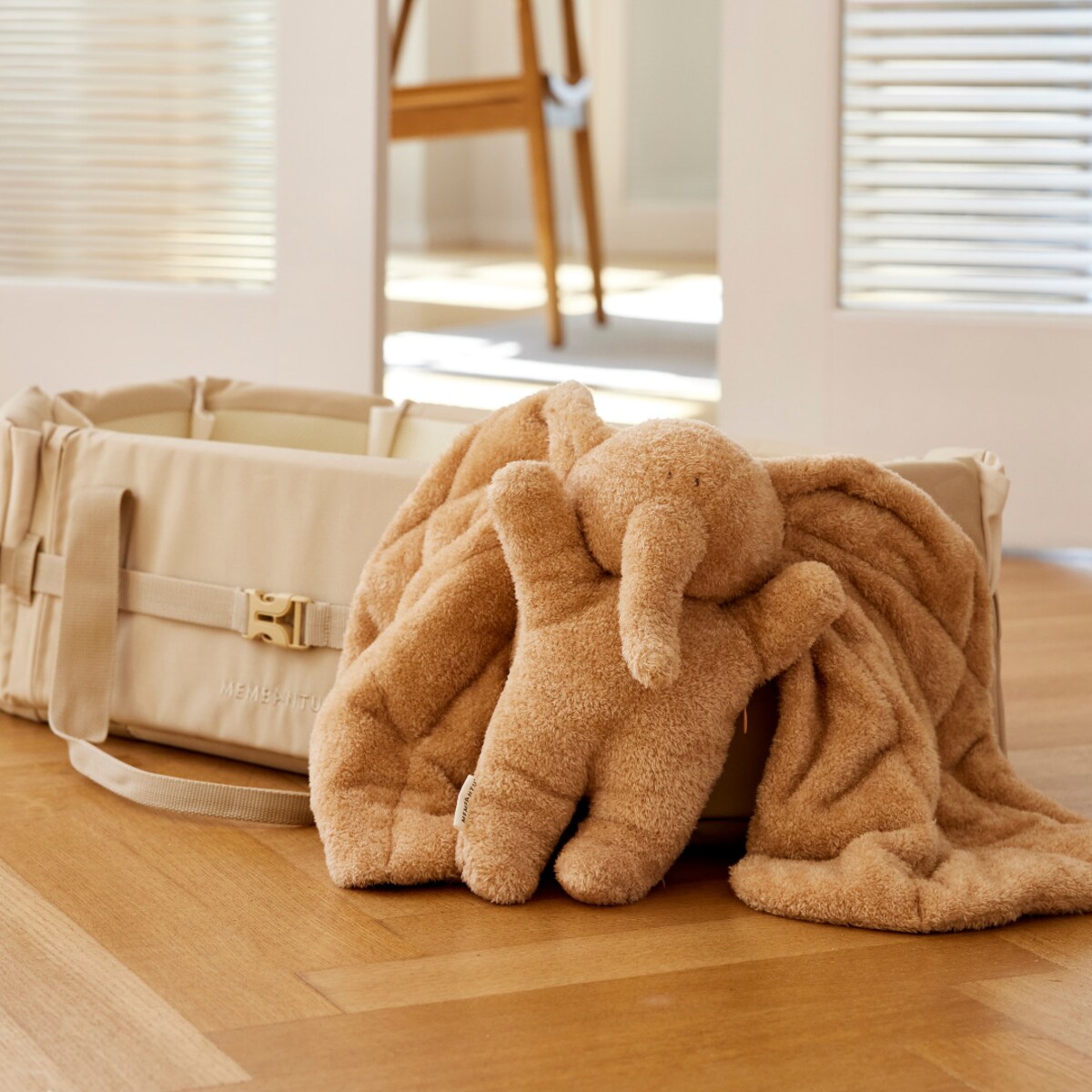 Stabilizator dla dziecka, pluszak obciążeniowy - słoń, szary