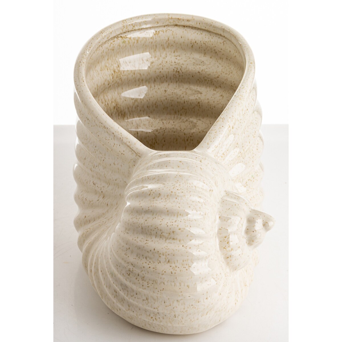 Wazon ceramiczny w kształcie muszli 16,5x28x16 cm SEASHELL