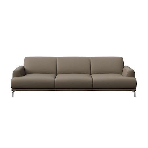 Sofa 3-osobowa Puzo brązowa