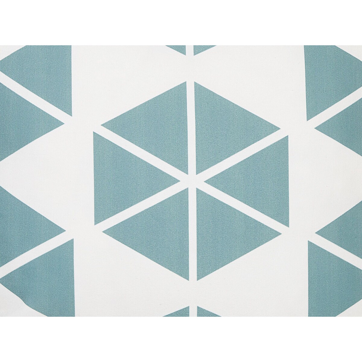 2 poduszki ogrodowe w trójkąty 45 x 45 cm biały z niebieskim RIGOSA