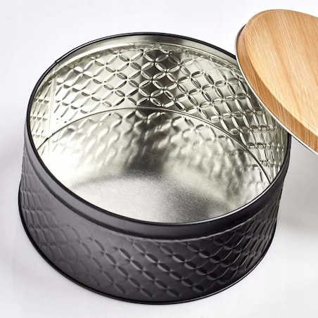 Pojemnik na Ciastka metalowa Puszka 20 x 9 cm Zeller Zamykana do Ciastek