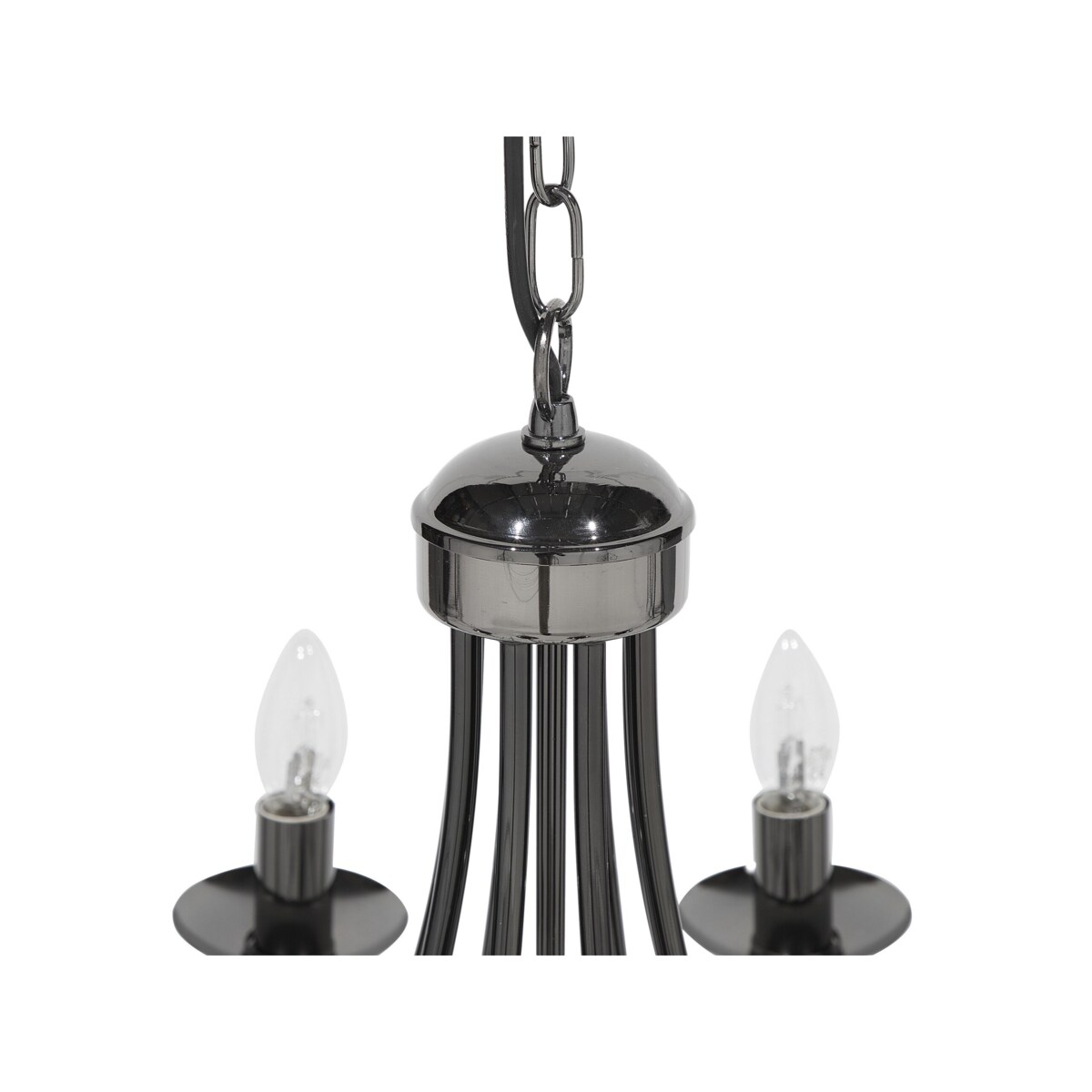 Żyrandol metalowy czarny TEESTA