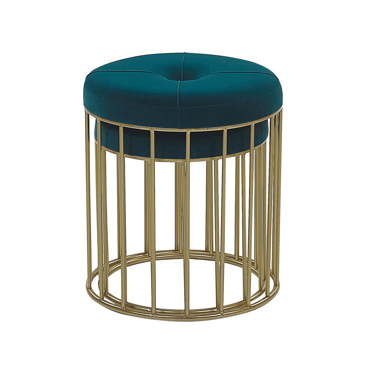 Zestaw 2 stołków niebieski LUBBOCK