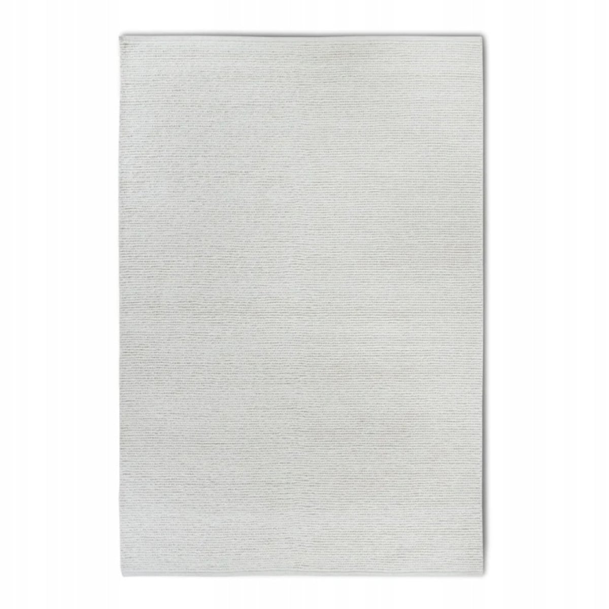 Dywan Villeroy&Boch 160x230cm, wełniany pętelkowy, ręcznie tkany, jasny krem jednokolorowy, do salonu