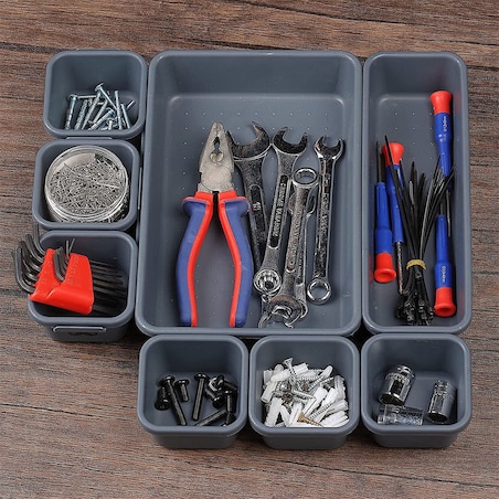 Organizer Do Szuflady 8 Elementów Biurowy Na Akcesoria