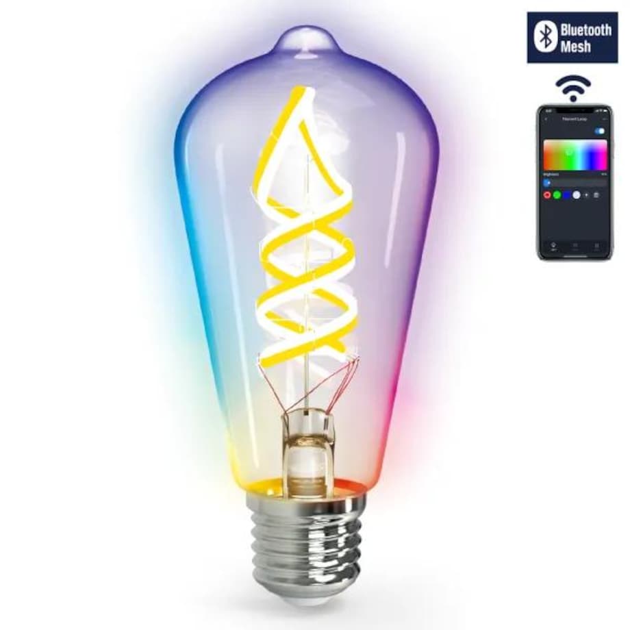 inteligentna żarówka bluetooth mesh st64 rgb+cct