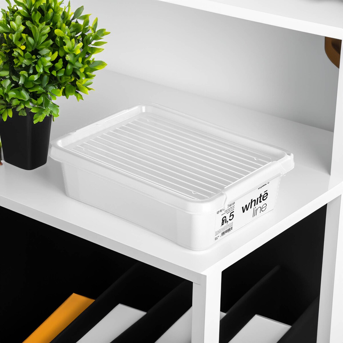 Pojemnik Plastikowy Pudełko Z Pokrywą Do Przechowywania Box Organizer 8,5L