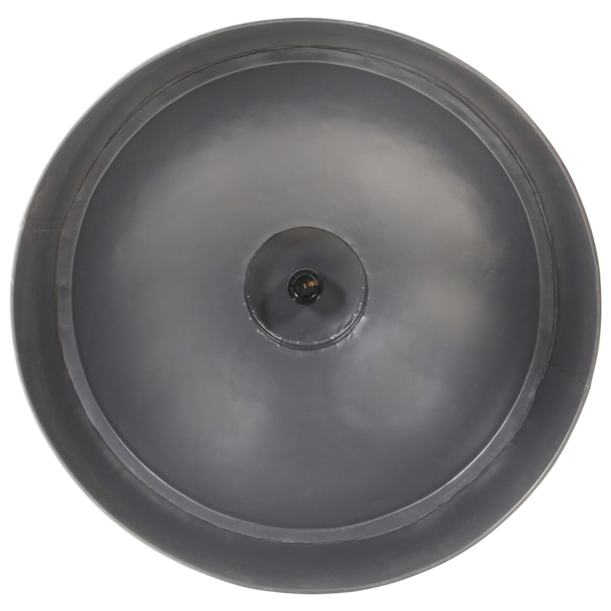 vidaXL Industrialna lampa wisząca, 32 cm, szara, E27