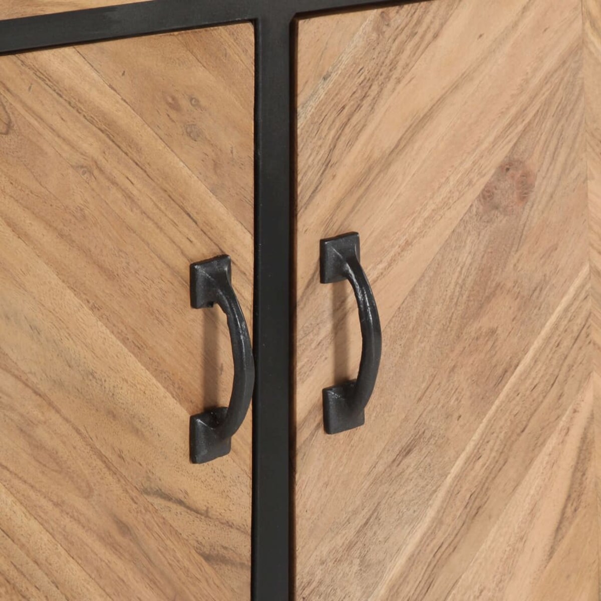 vidaXL Szafka, 120x30x75 cm, lite drewno akacjowe