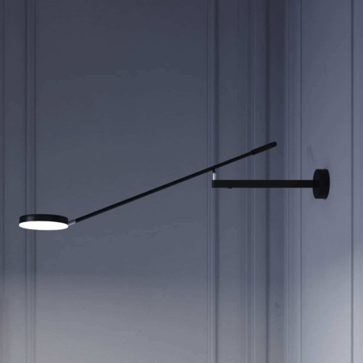 Lampa ścienna Fad MOD070WL-L6B3K lupa regulowana czarna