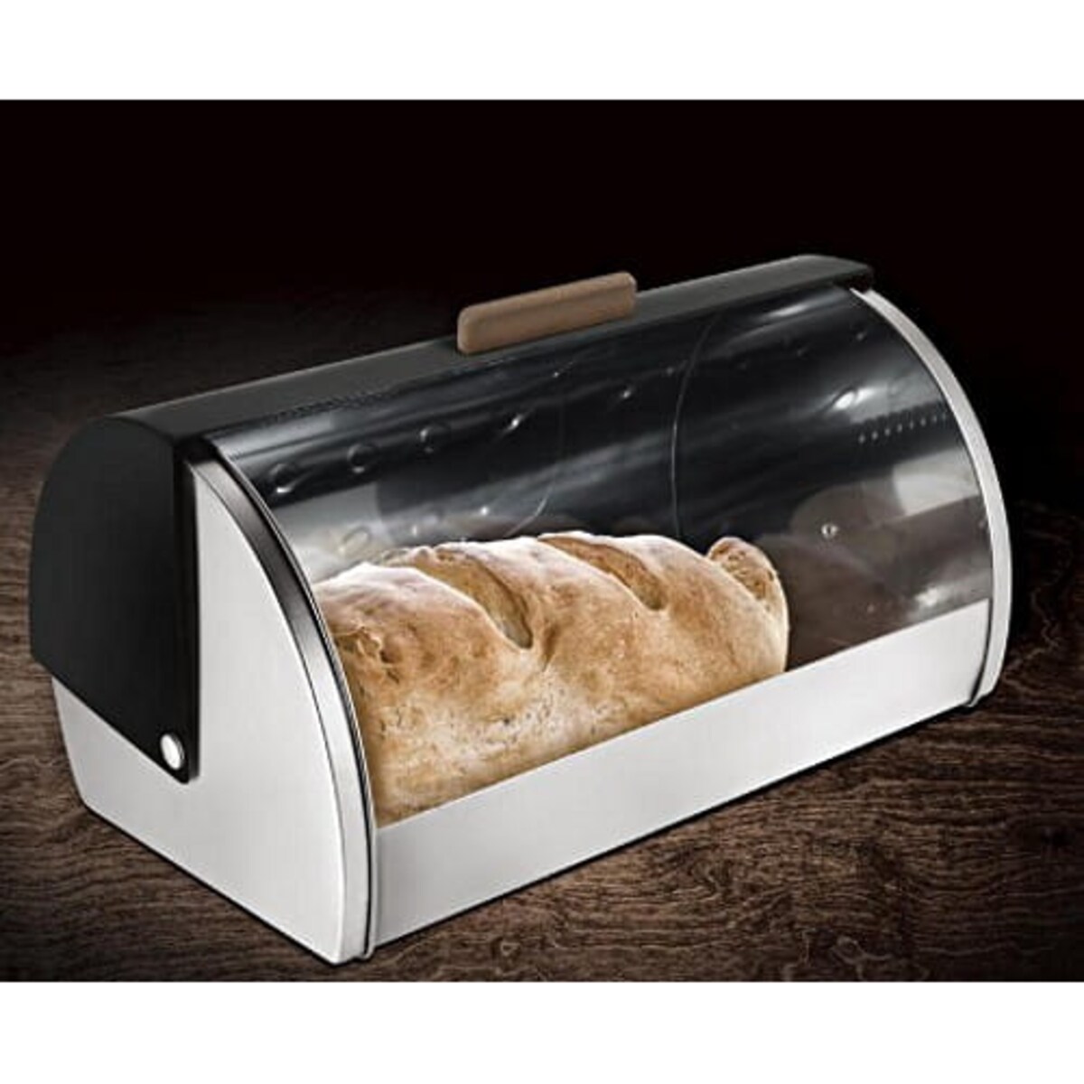 Chlebak ze stali nierdzewnej czarny Berlinger Haus BH-6455