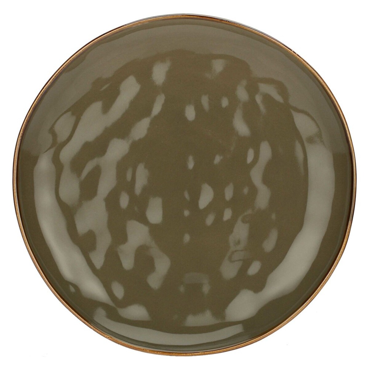 Zestaw 4 talerzy obiadowych Concerto Grigio Tortora - Szaro-brązowy, 27 cm