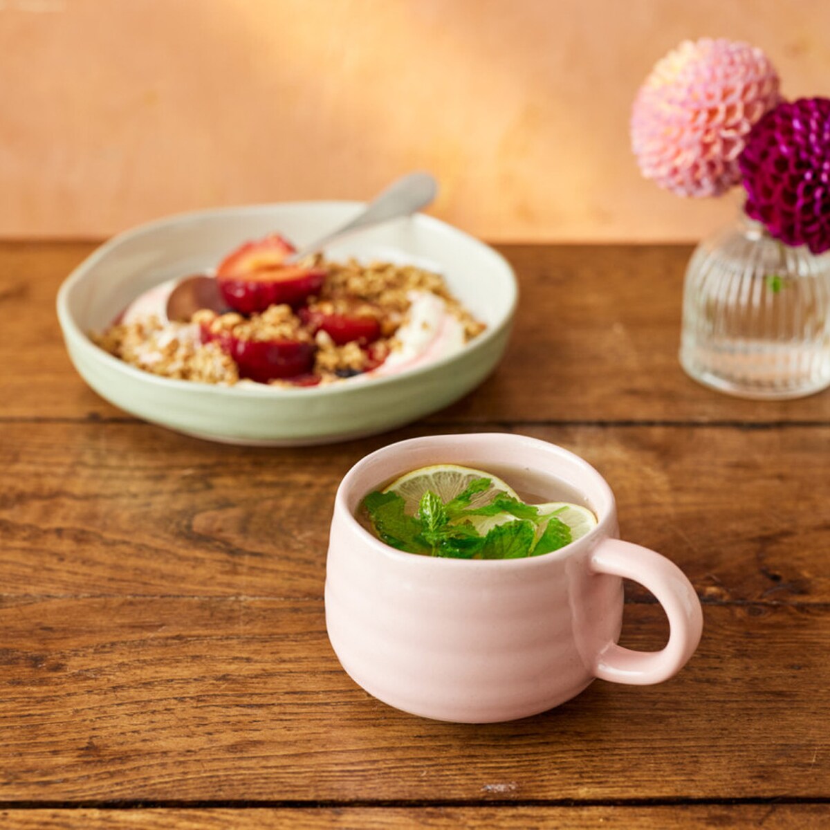 Jamie Oliver kubek ceramiczny różowy Big Love Cosy Cuppa 375 ml