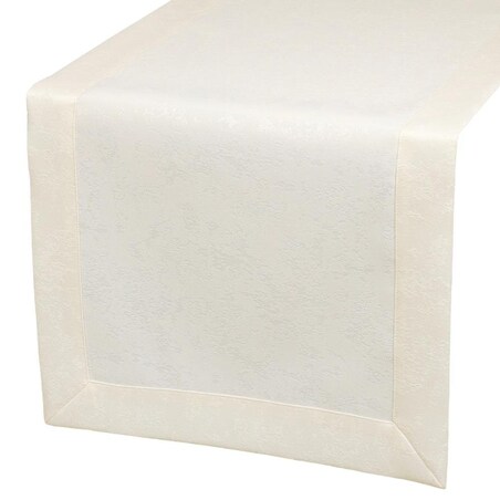 Bieżnik Marmurek ecru (377) O5 - 40x120 cm - ecru