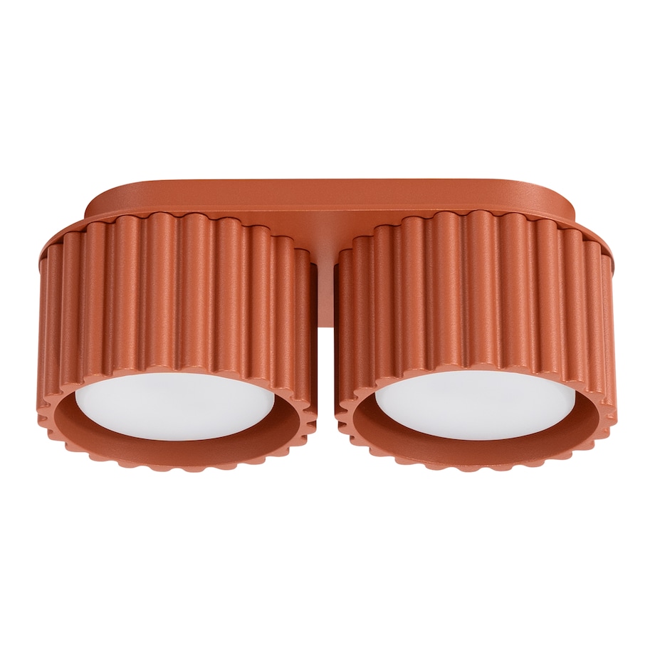 Plafon AURA 2 ochra czerwona Gx53