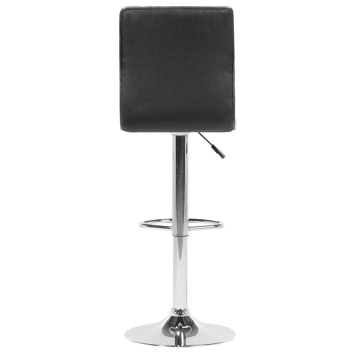 Zestaw 2 hokerów barowych regulowanych czarny LUCERNE