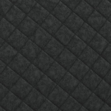 vidaXL Krzesło wspornikowe, czarne, obite sztuczną skórą