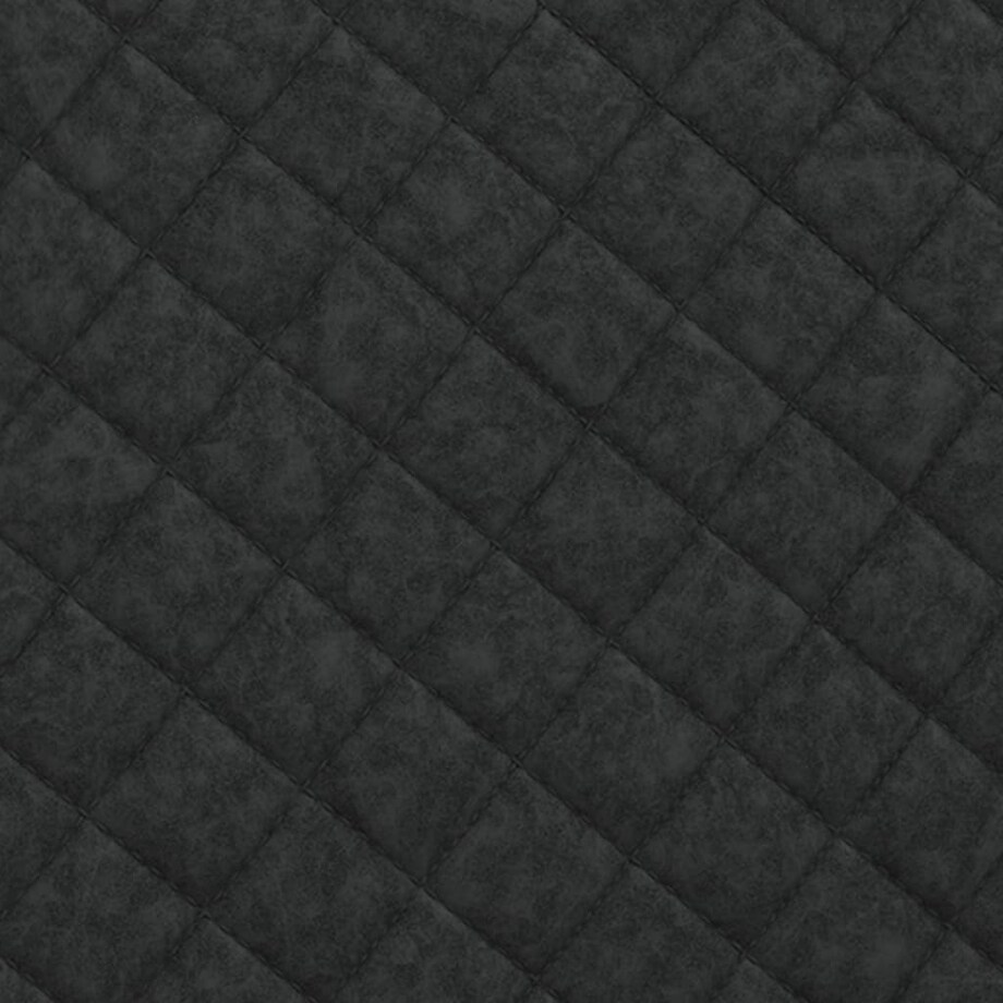 vidaXL Krzesło wspornikowe, czarne, obite sztuczną skórą