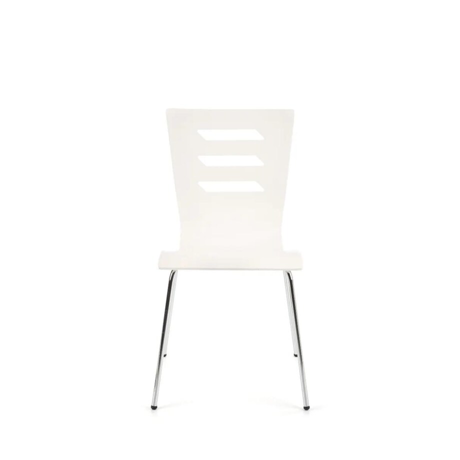 Krzesło ze sklejki K155 białe