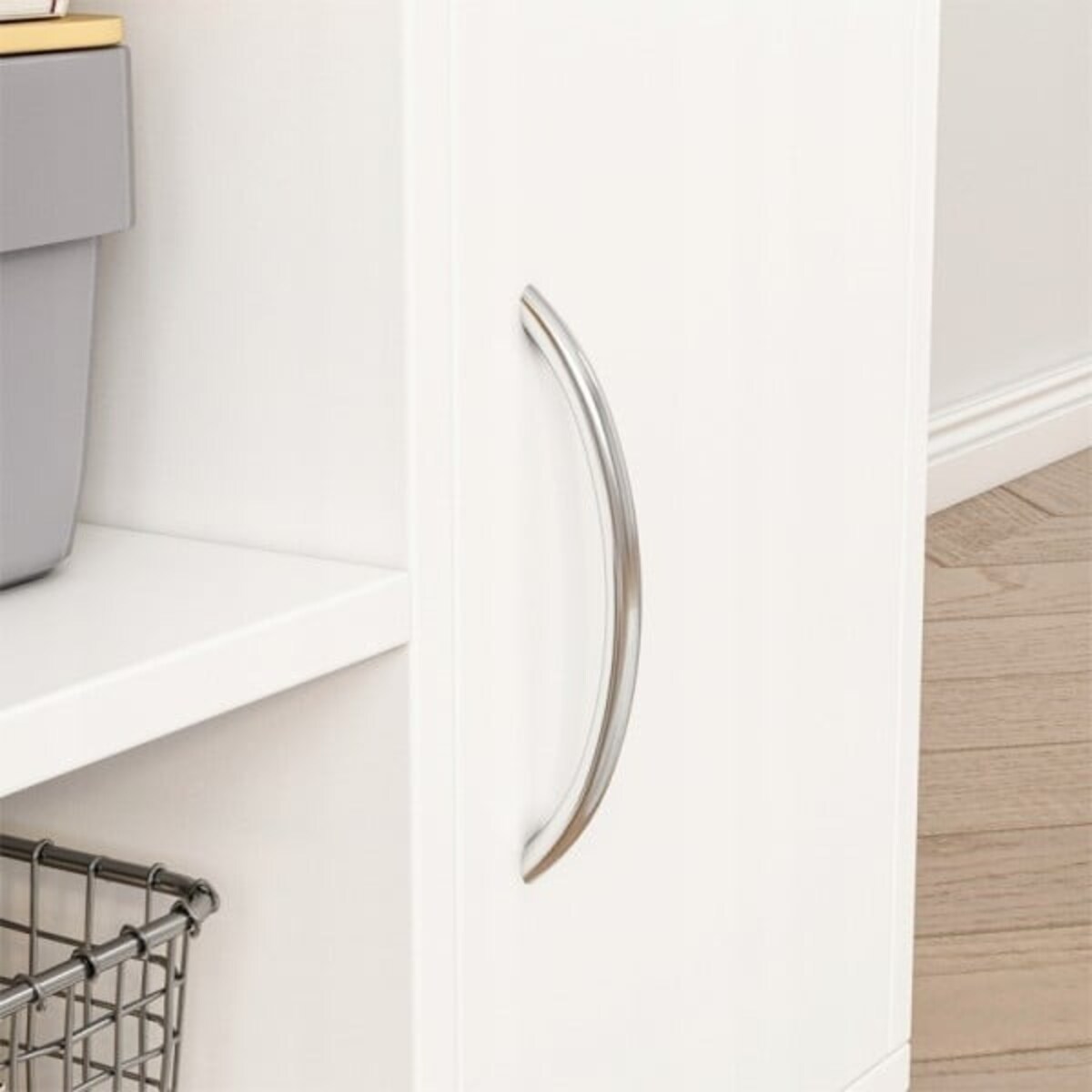 Wielofunkcyjna szafka stojąca stolik drukarkę regał półka nowoczesna 50 cm