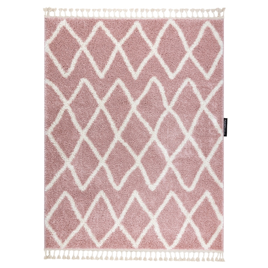 Dywan BERBER BENI różowy Frędzle 180x270 cm