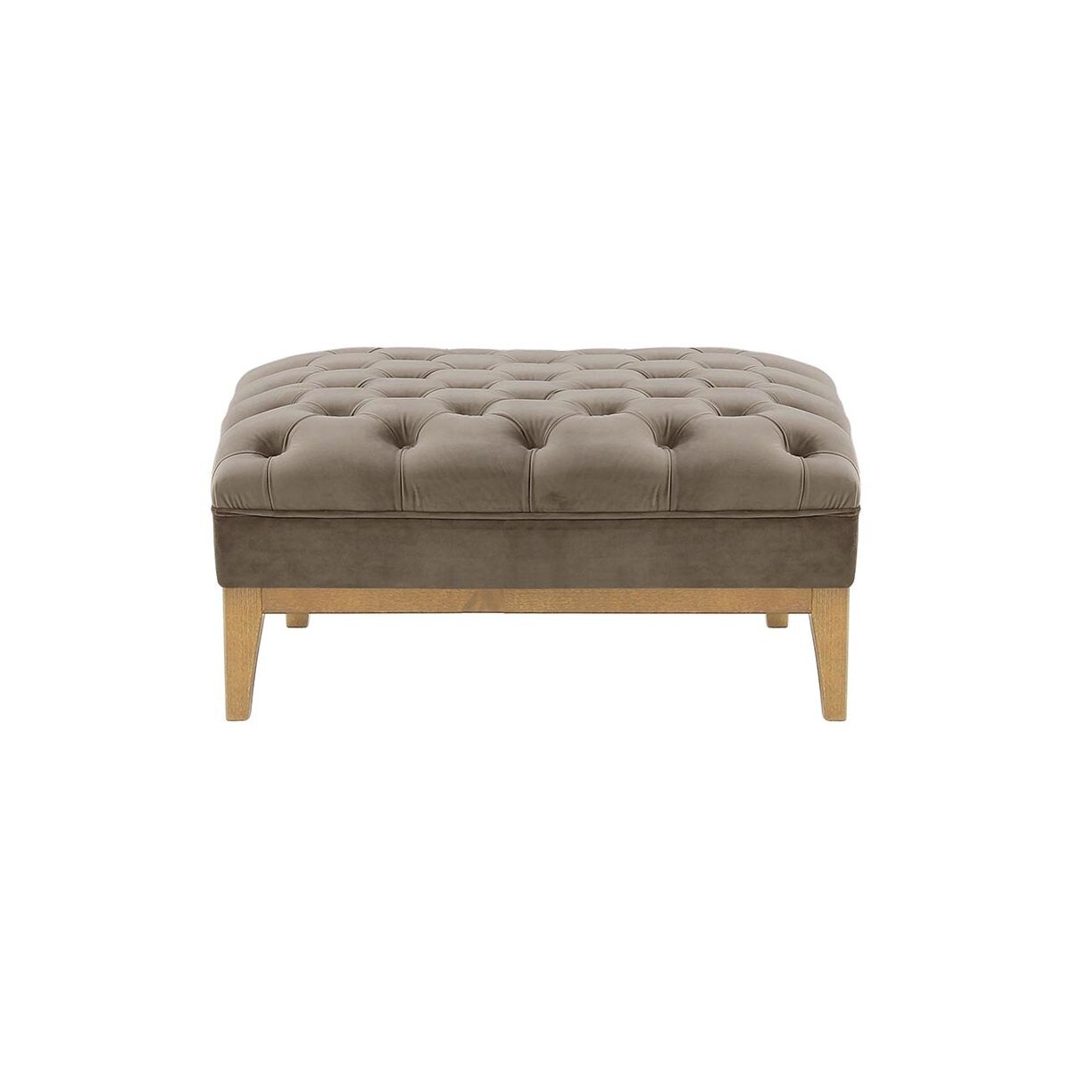 Pufa Chesterfield Modern Wood-Velluto 17