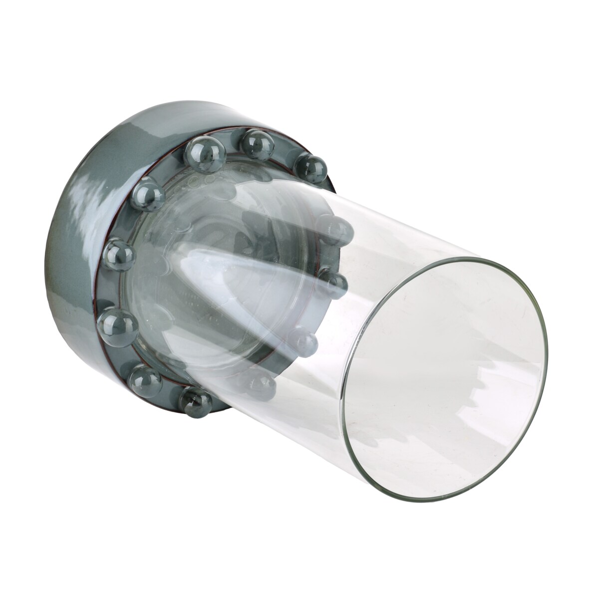 EVAM BLUE Świecznik XL 20x20x30cm