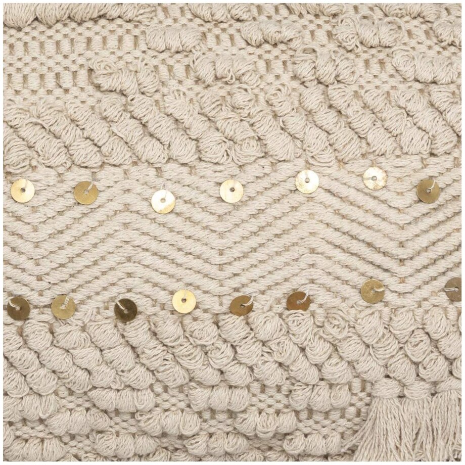 Poduszka boho z grubym splotem, 30 x 50 cm